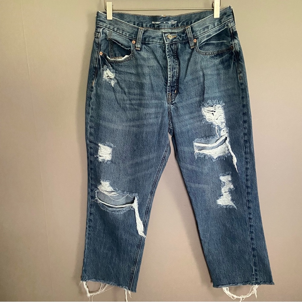 Old Navy Slouchy Straight Jean Size 12
